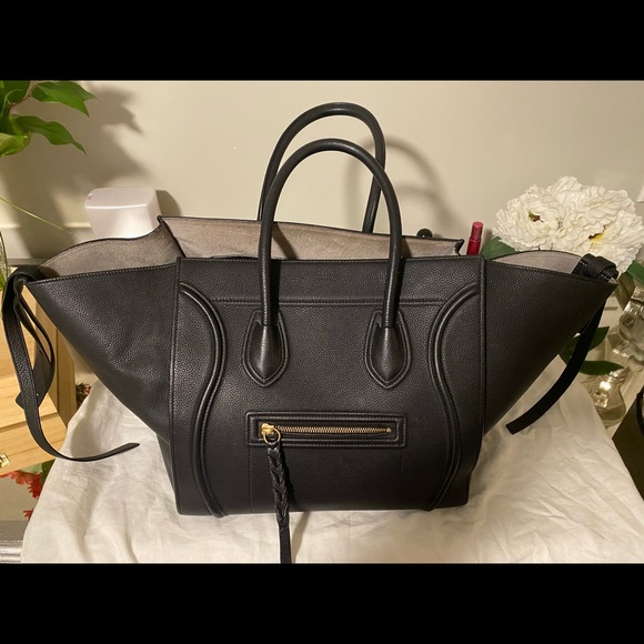 Celine Phantom Luggage- Black - Picture 4 of 16